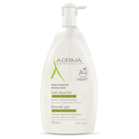 A-Derma Gel Douche Hydra Protecteur, 750 ml