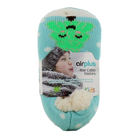 Airplus Chaussettes Hydratantes Aloe Cabin Enfant Vive Le Vent Sapin, Pointure 26-31