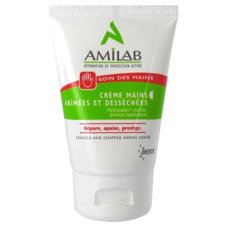 Amilab soin mains abimee dessechee, 50 ml de crème dermique