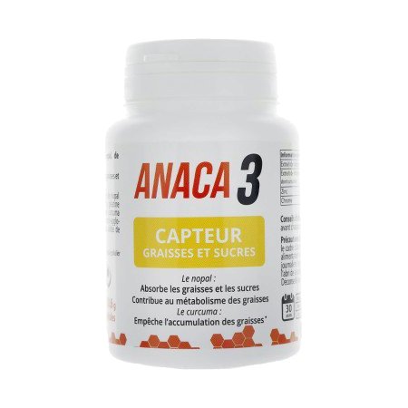 Anaca3 capteur de graisses et sucres 60 gélules