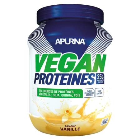 Apurna Vegan Protéines Vanille, 660 g