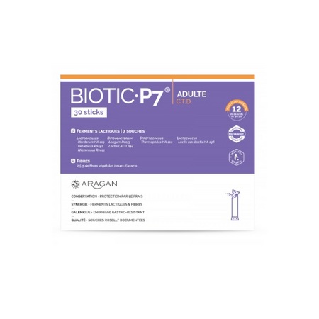 Aragan Biotic P7 Adulte, 30 sachets