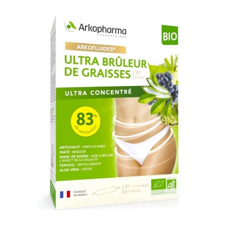 Arkofluides Bio Ultra brûleur de graisses, 30 ampoules