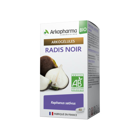 Arkopharma Arkogélules® Bio Radis Noir, 40 Gélules