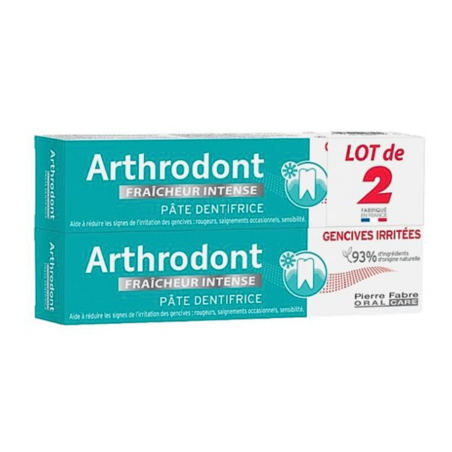 Arthrodont Dentifrice Fraicheur Intense, Lot de 2 x 75 ml