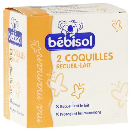 Bebisol maman coquille recueil lait, x 2