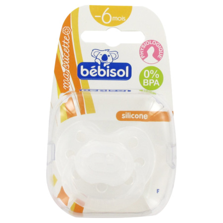 Bebisol sucette physiolog silicone -6 mois