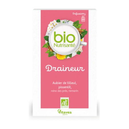 Bio Nutrisanté Infusion Draineur, 20 sachets