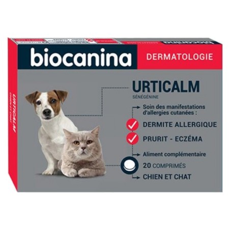 Biocanina urticalm chiens et chats bt 20 cp