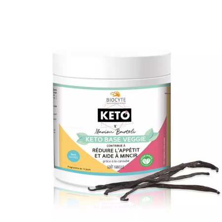 Biocyte Keto Base Veggie Vanille, 210 g