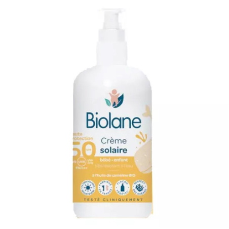 Biolane Crème Solaire Bébé SPF 50, 125 ml