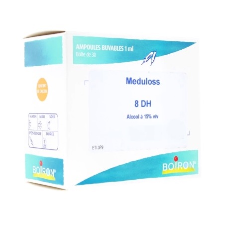 Boiron medulos(moel.os) 8dh, 30 ampoules buvables