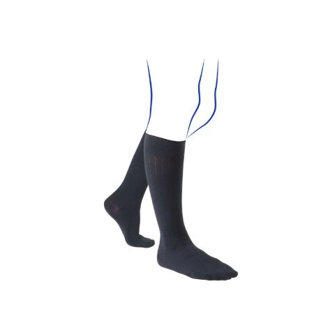 Chaussettes City Confort Coton C3 Noir Taille 4 Long    