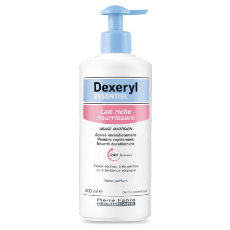 Dexeryl Essentiel Lait Riche Nourrissant, 500 ml