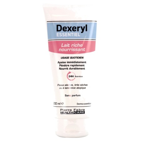 Dexeryl Essentiel Lait Riche Nourrissant, 200 ml