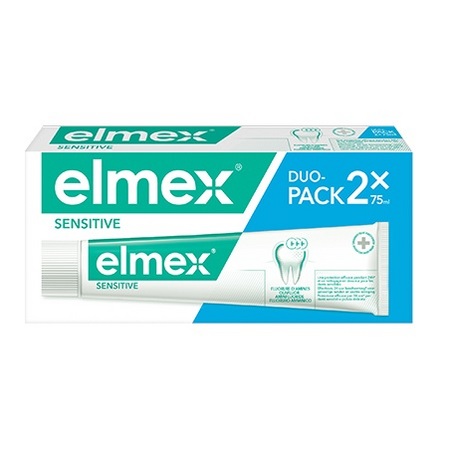 Elmex Dentifrice Sensitive, lot de 2