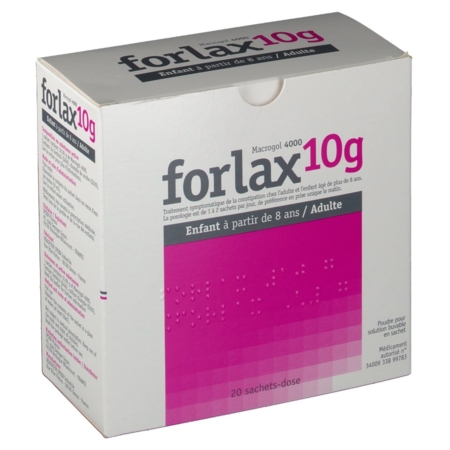 Forlax 10 G Prix Notice Effets Secondaires Posologie Poudre Pour Solution Buvable En Sachet