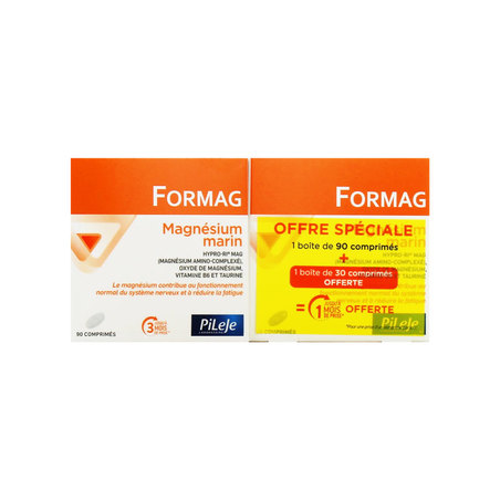 Formag Magnésium Marin, 90 Comprimés + 30 Offerts