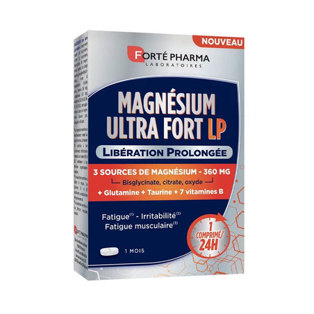 Forté Pharma Magnésim Ultra Fort Libération Prolongée, 30 Comprimés