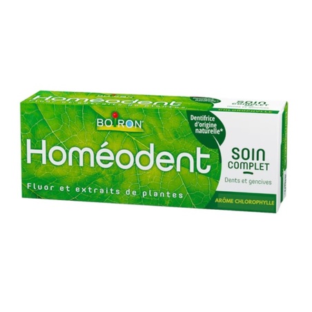 Homéodent Dentifrice soin complet dents et gencives arôme chlorophylle, 75 ml