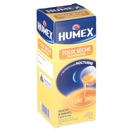 Humex Toux Seche Oxomemazine 0 33 Mg Ml Prix Notice Effets Secondaires Posologie Sirop