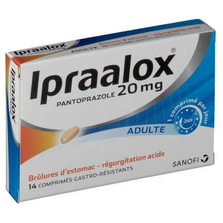 Ipraalox 20 mg, 7 comprimés gastro-résistants