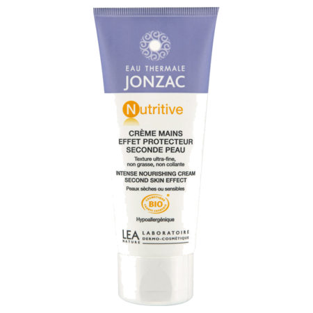 Jonzac nutritive crème mains effet protecteur seconde peau bio - 50 ml