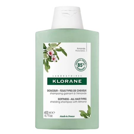 Klorane Shampoing Gainant à l'Amande, 400 ml