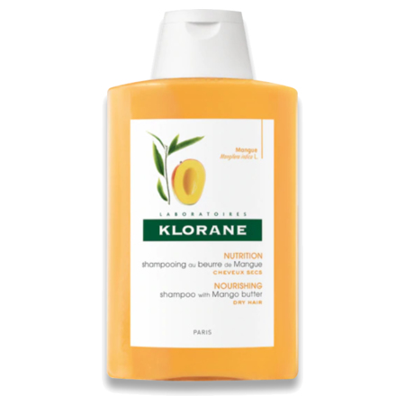 Klorane Shampooing Nutritif au Beurre de Mangue, 200 ml