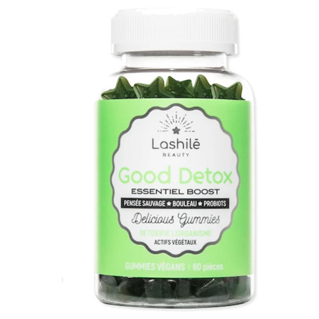 Lashile Beauty Good Detox Essentiel, 60 Gummies