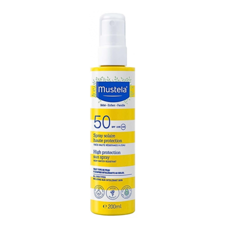 Mustela Spray Solaire SPF 50, 200ml