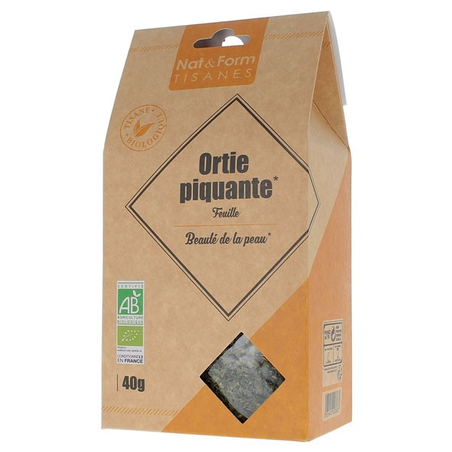 Nat&Form tisanes ortie piquante feuille, 40 g
