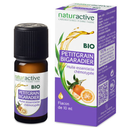 Naturactive he bio petitgrain bigaradier, 10 ml d'huile essentielle