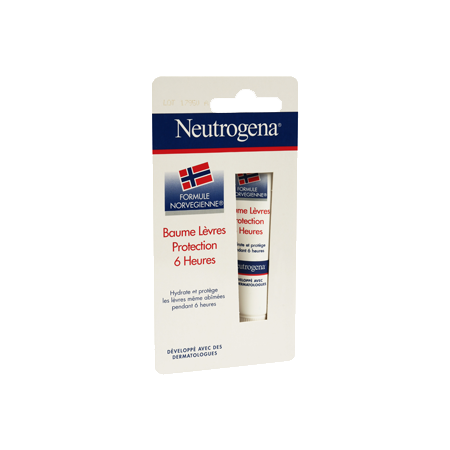 Neutrogena baume levres protection 6 heures, 15 ml