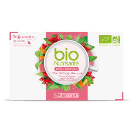 Nutrisanté Infusion Bio Brûle-Graisses, 20 Sachets