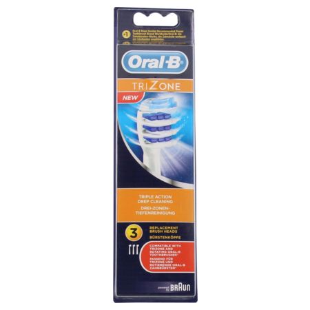 Oral-b brossettes de rechange oral-b trizone pack de 3