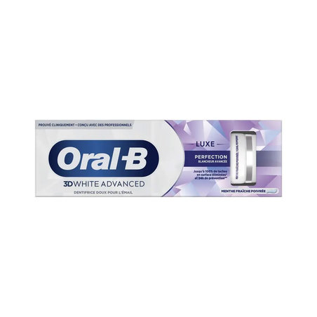 Oral-B Dentifrice 3D White Advanced Luxe Perfection, 75 ml