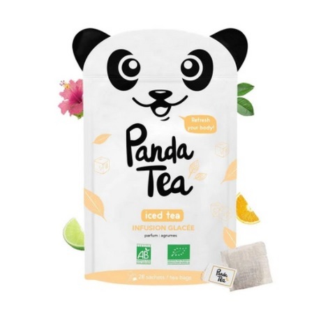 Panda Tea Iced Tea Agrumes, 28 sachets