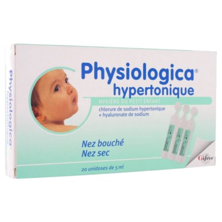 Physiologica hypertonique solution nasale 5 ml, x 20