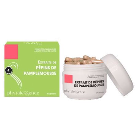 Phytalessence extrait pepin pamplemousse, 30 gélules