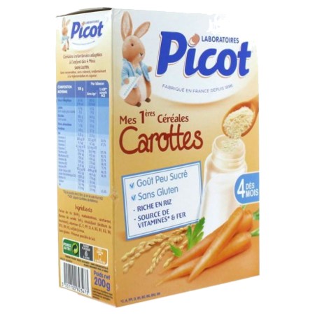 Prix De Picot Cereales Riz Carottes 0g Avis Conseils