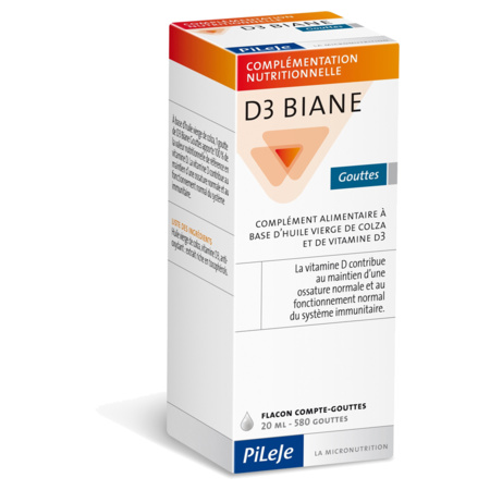 PiLeJe D3 Biane Gouttes, 20 ml