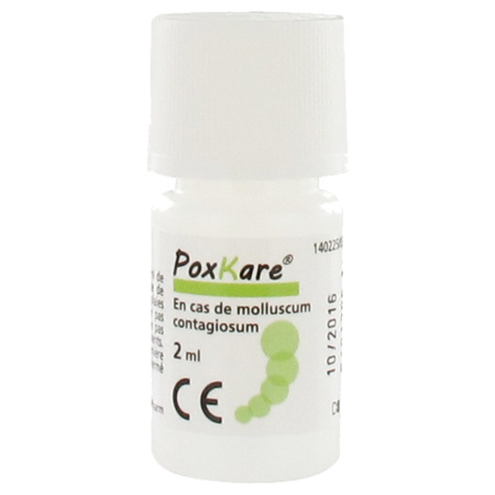 Poxkare hydroxyde potass 5 % pr appl cutanee, 2 ml