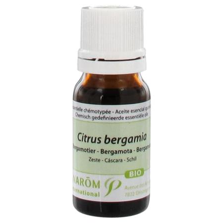 Pranarom hect bio bergamotier zeste, 10 ml d'huile essentielle