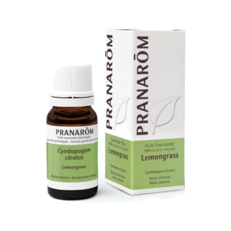 Pranarom hect lemongrass partie aerienne, 10 ml d'huile essentielle