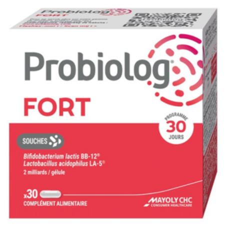 Probiolog Fort Equilibre de la Flore Intestinale, 30 gélules