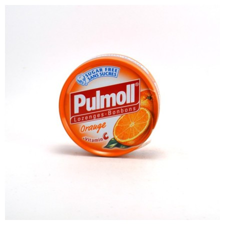 Pulmoll orange vitamine c pastille sans sucre, 45 g