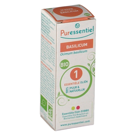 Puressentiel huile essent basilic bio, 5 ml d'huile essentielle