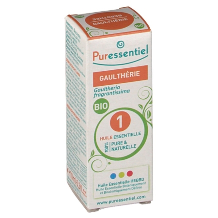 Puressentiel huile essent gaulther bio, 10 ml d'huile essentielle