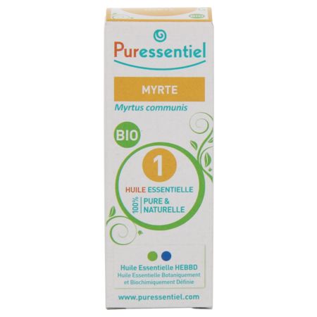 Puressentiel huile essent myrte bio, 5 ml d'huile essentielle